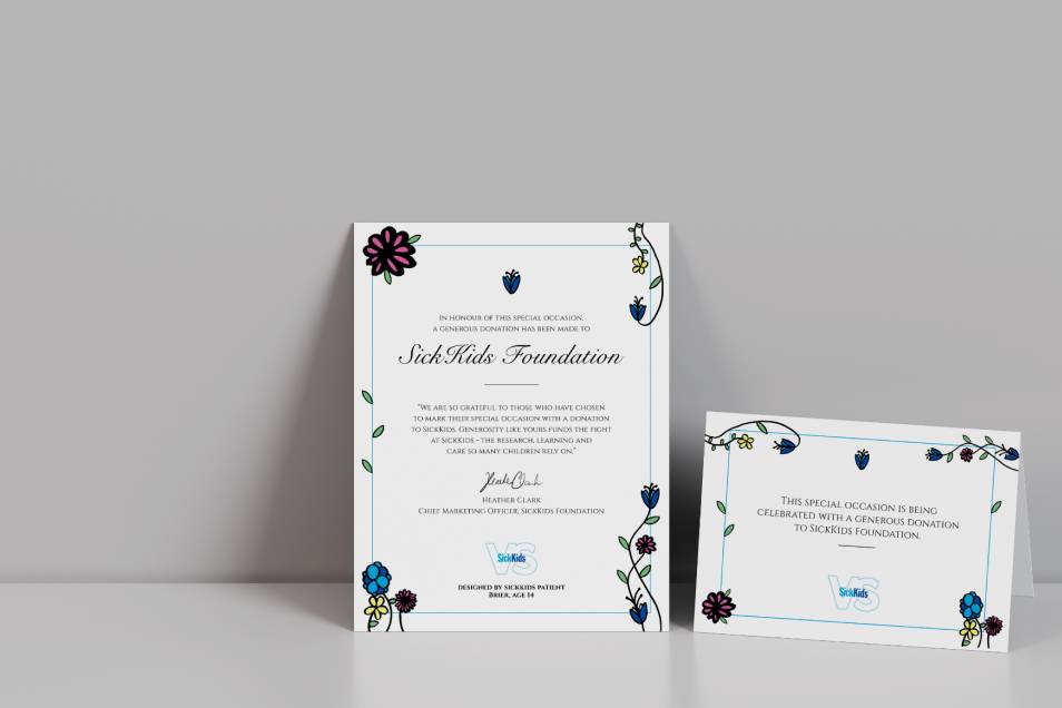 Flowers - certificate set