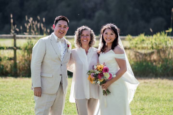 A very happy couple