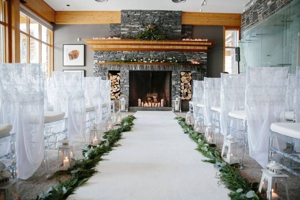 Winter Ceremony Set-up