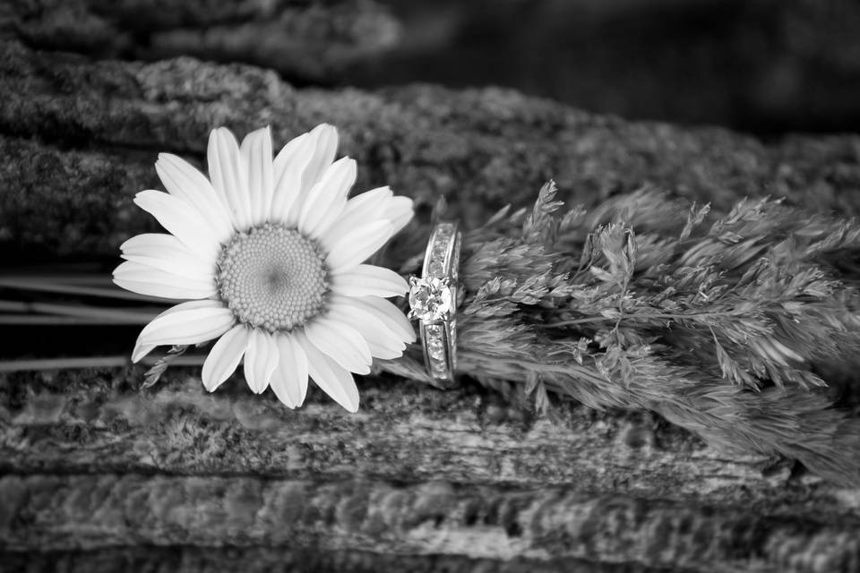 Flower and ring