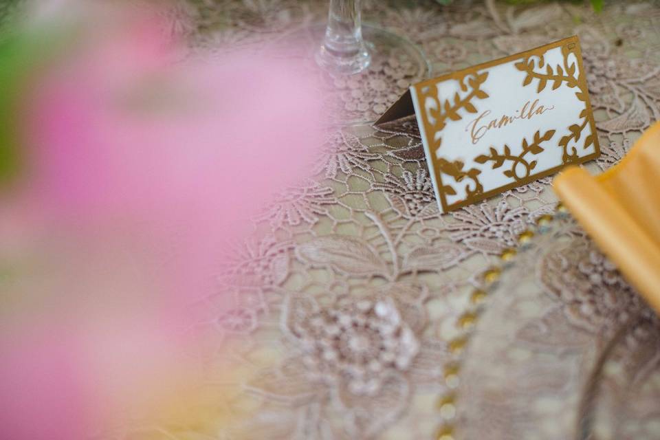 Wedding name card