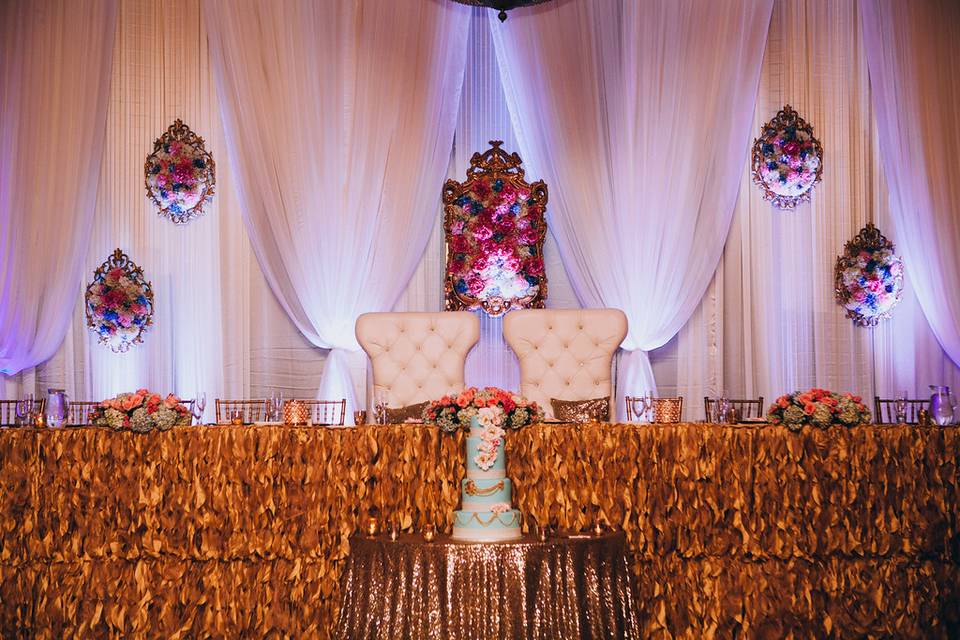 Victorian Reception decor