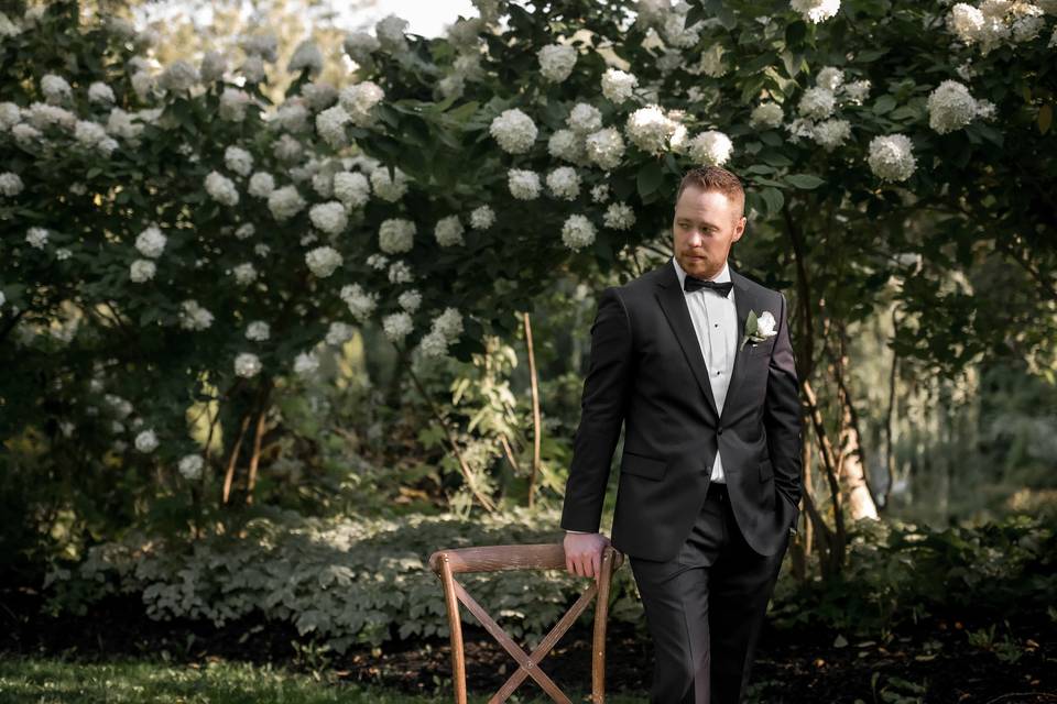 Groom portrait