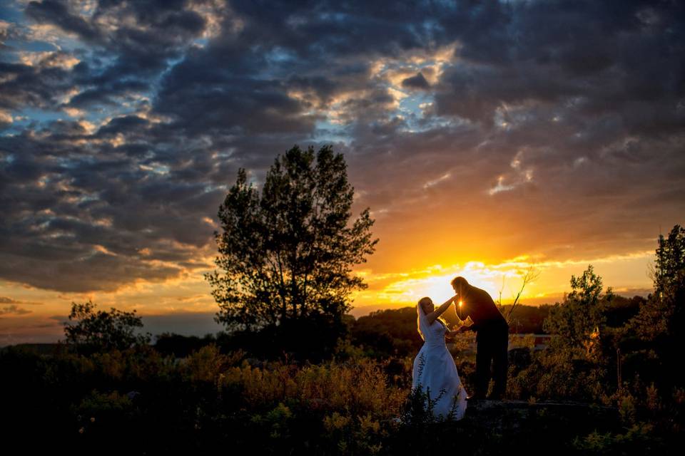 Capturing sunset