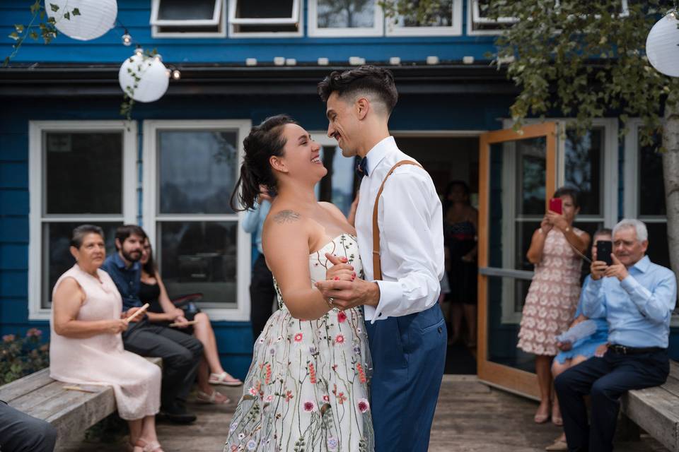 Bride & Groom at first dance