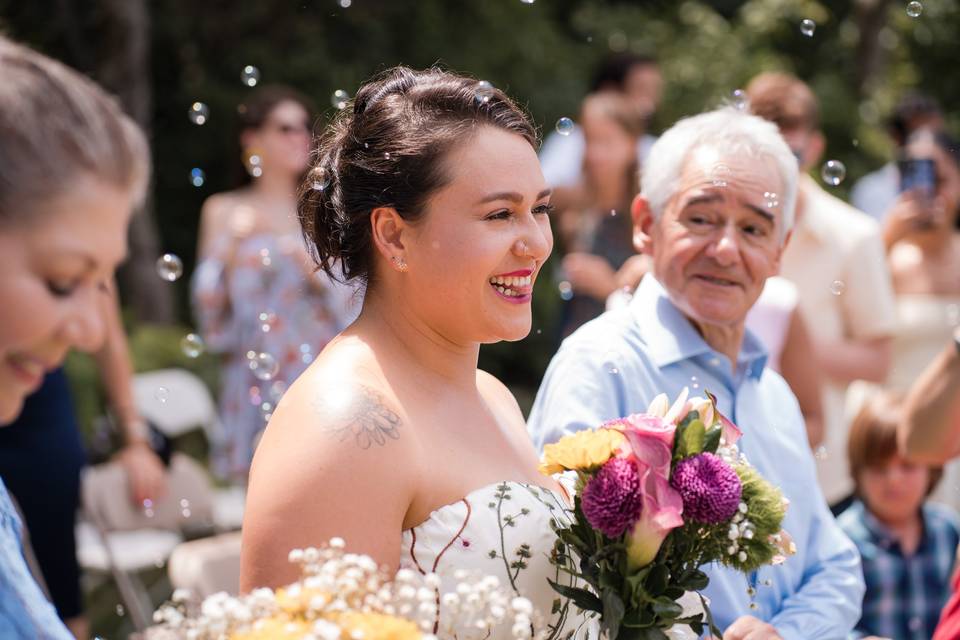 Bride at Ceremony