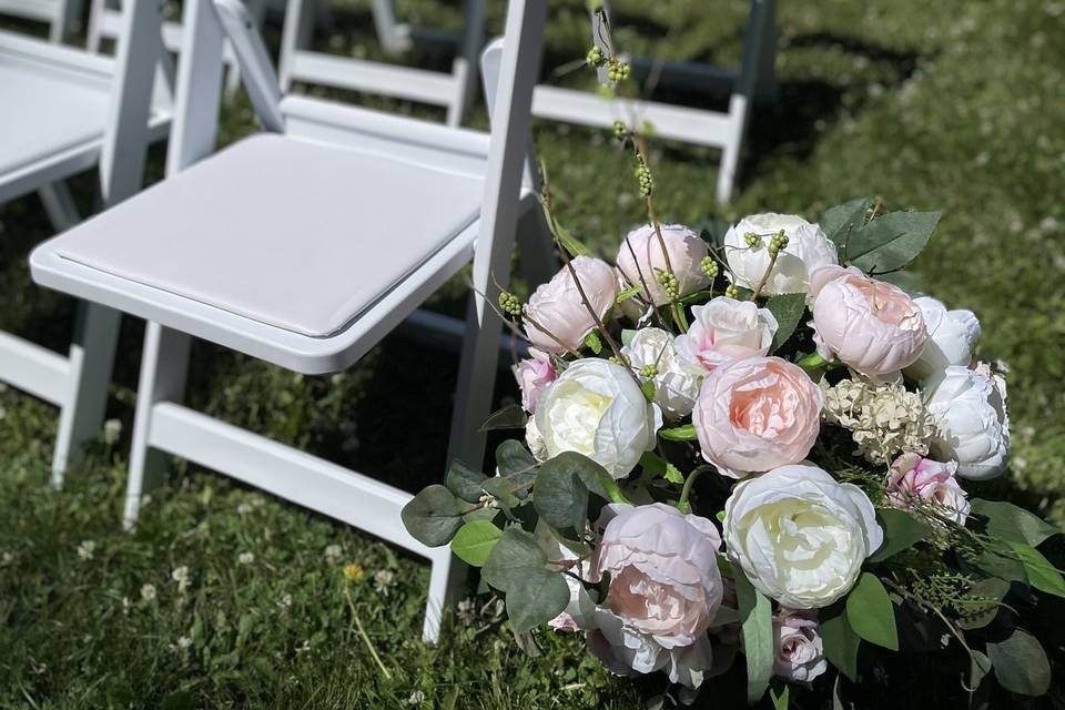 White Resin Folding Chairs