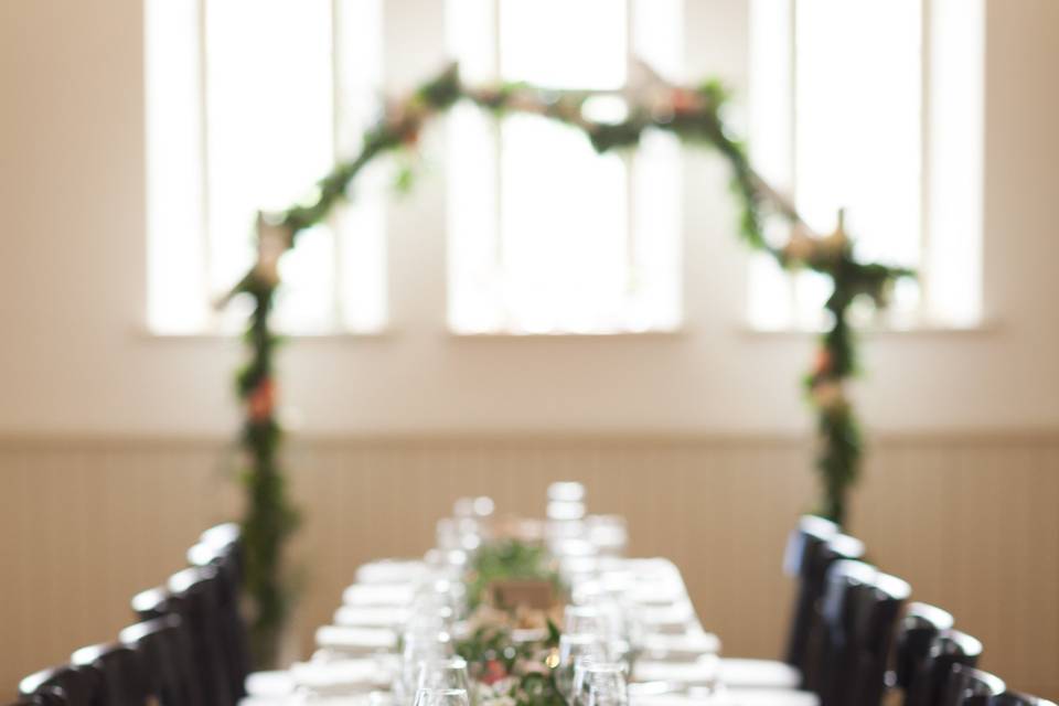 Sweetpea's head table