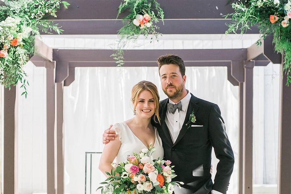 Sweetpea's boutonnière