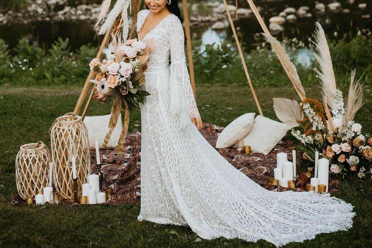 Boho elopement