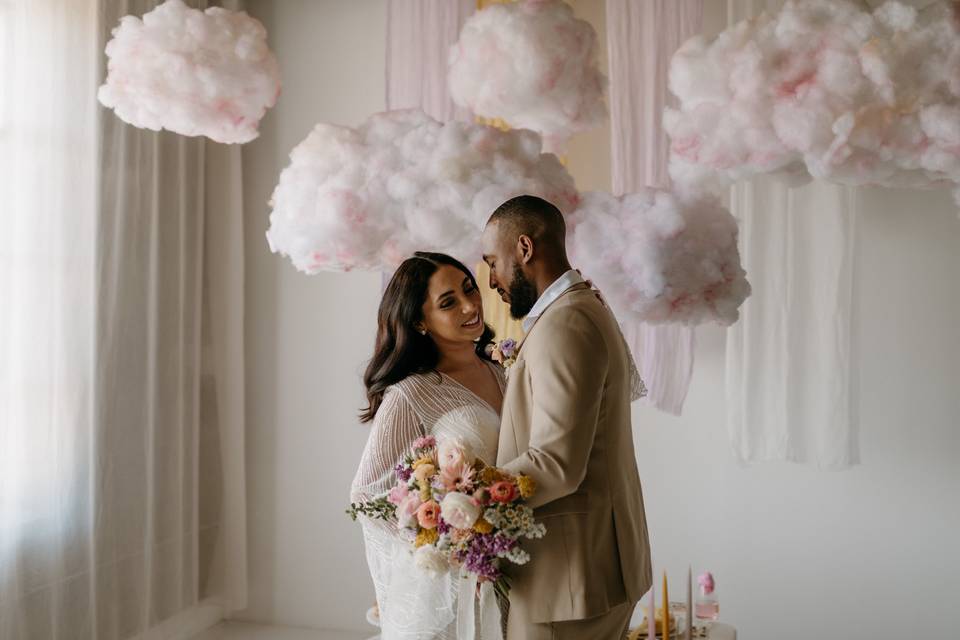 Cotton candy Wedding