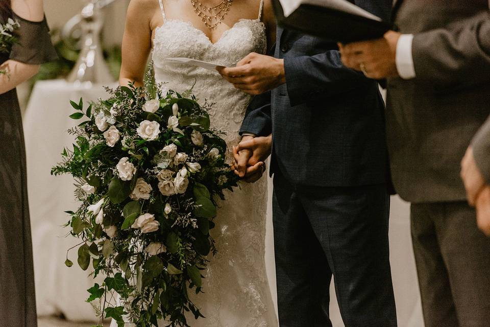 Oversized Cascading Bouquet