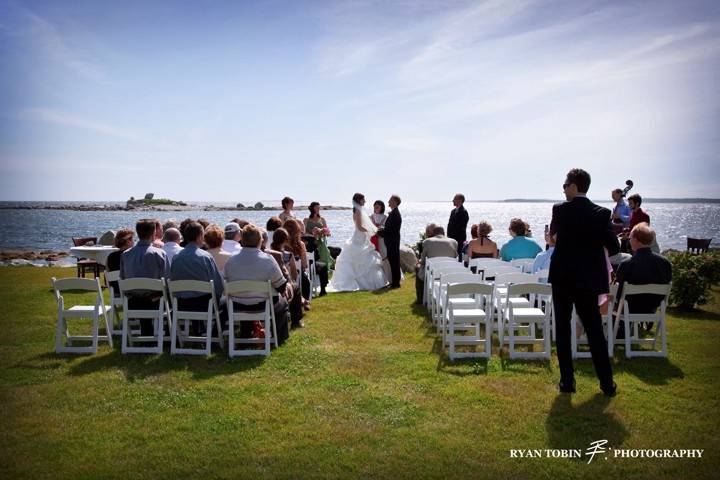 Oceanstone outdoor ceremony