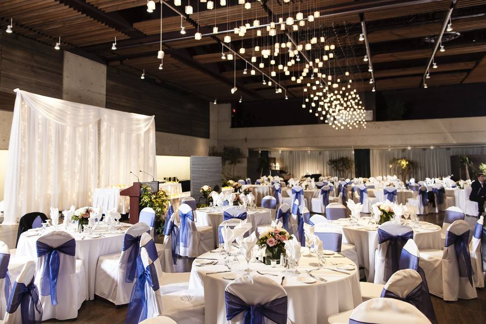 Ballroom decorated for an event - Mark Zelinzki