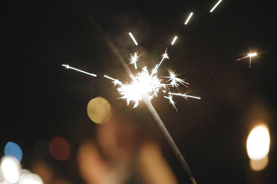 A sparkler