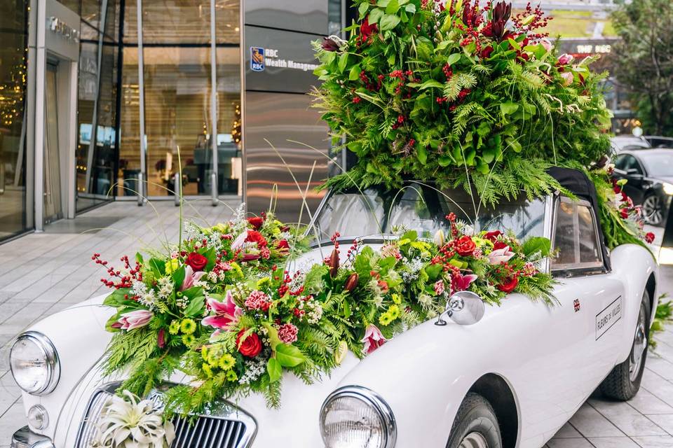 Wedding car decor? Why not?