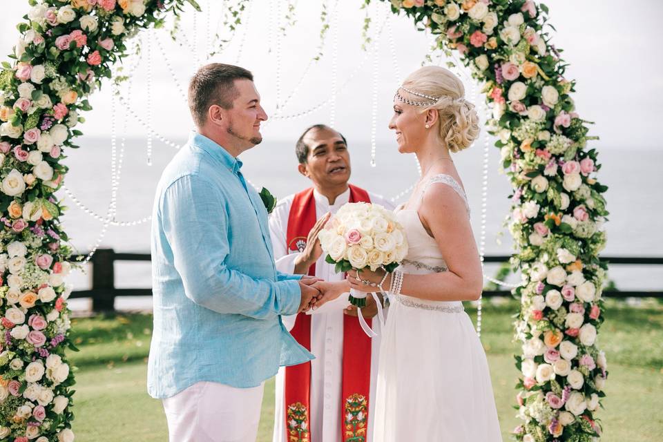 Wedding in Red