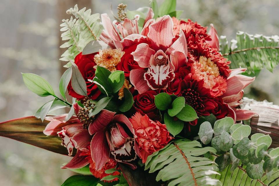 Wedding in Red