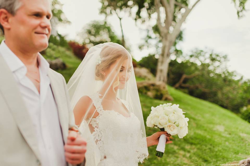 Walking down the aisle