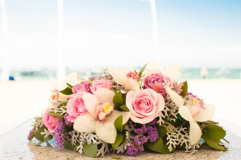 Wedding ceremony on the beach