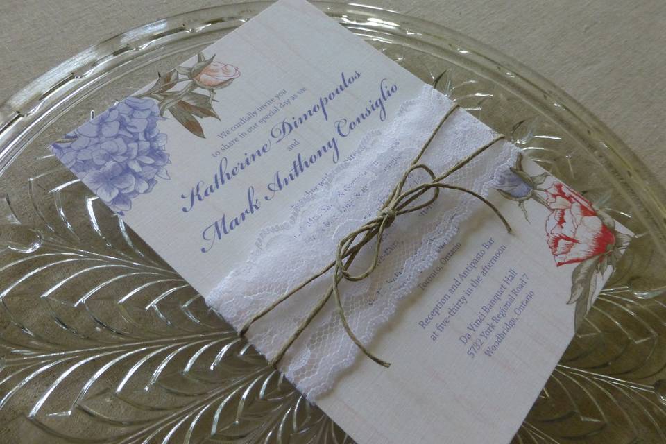 Floral Invite