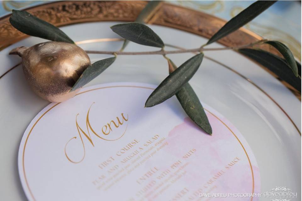 Menu Cards