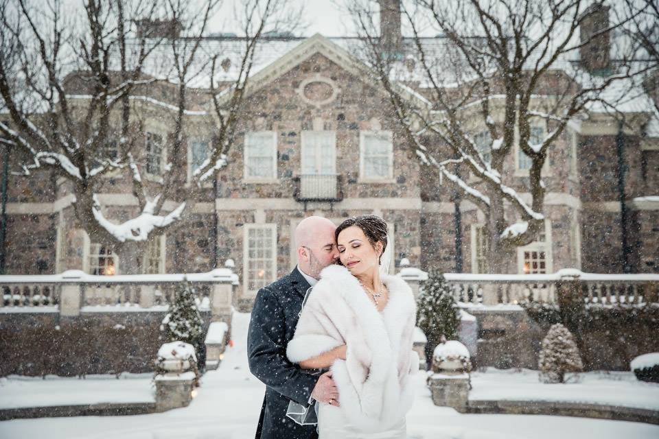 Graydon Hall snowfall