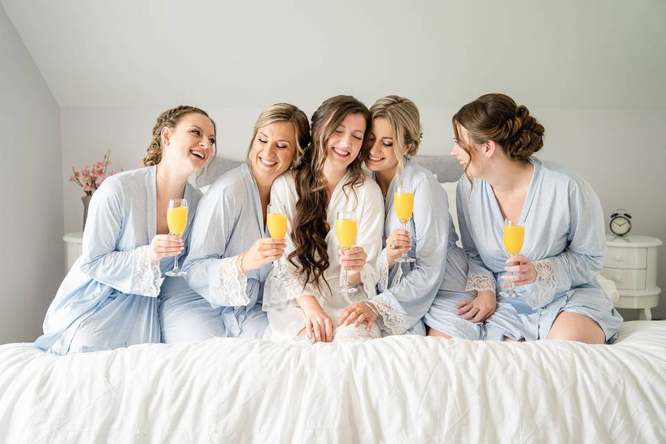 Bridesmaids robes