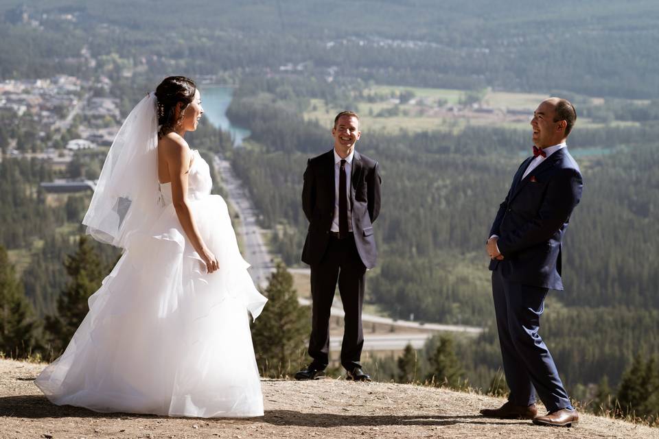 T&K + Mountains wedding