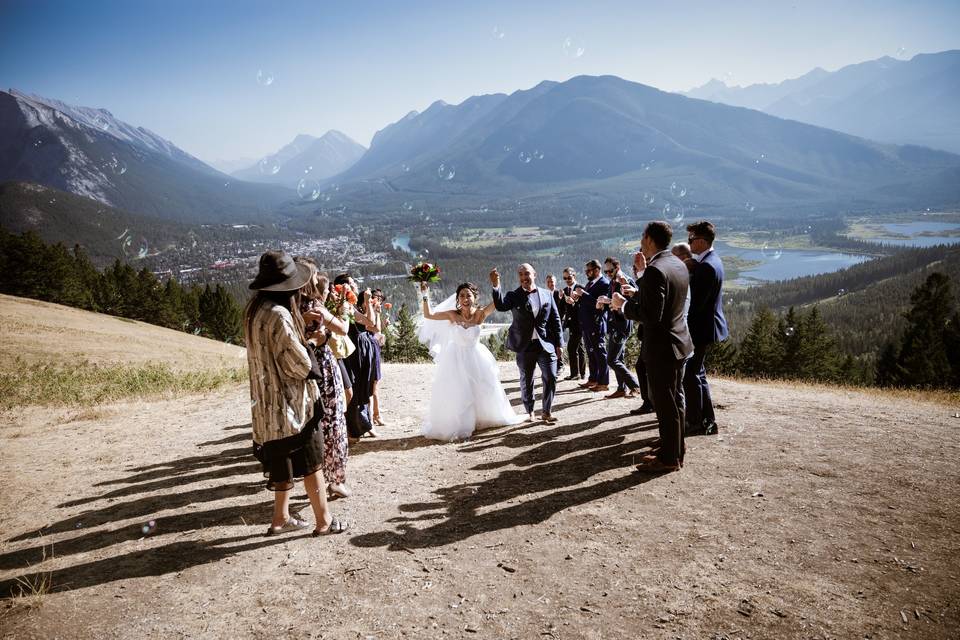 T&K + Mountains wedding