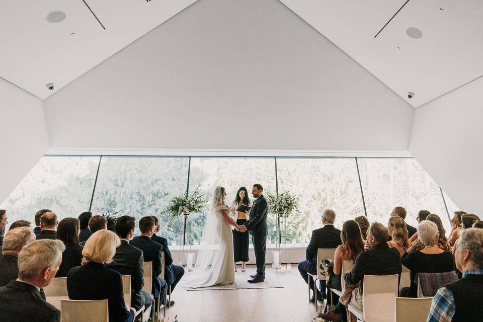 Audain Art Museum wedding