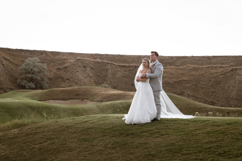 Golf course wedding