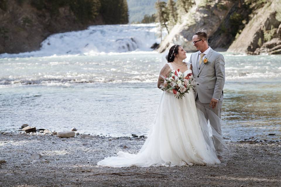 D&J + Waterfall wedding