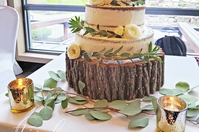 Montreal Garden Wedding Cake