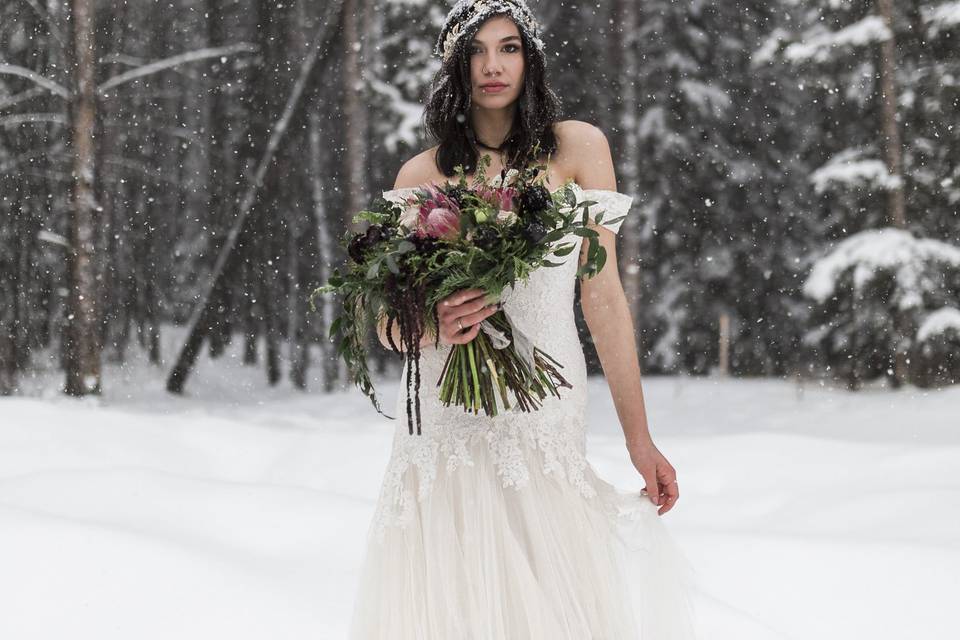 Winter Bridal Shoot