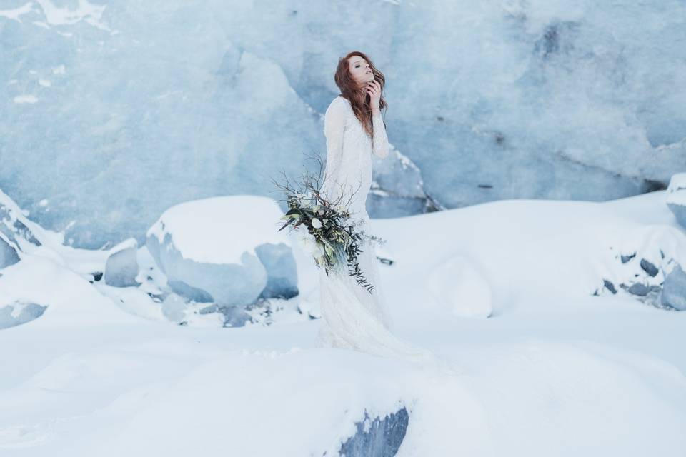 Winter Alberta Bride