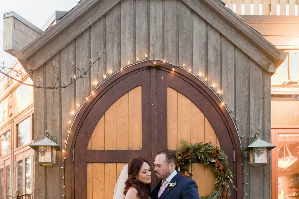 Summer mountain bride