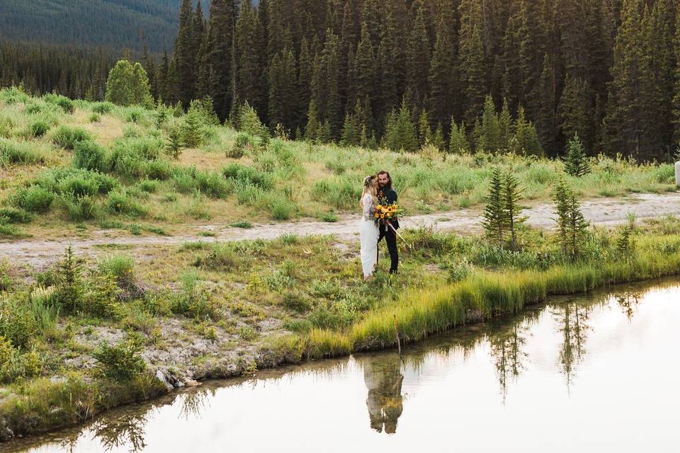 Mountain wedding