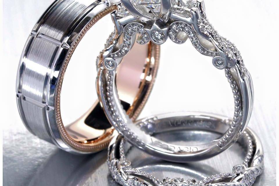 Edmonton, Alberta wedding ring, Verragio of New York