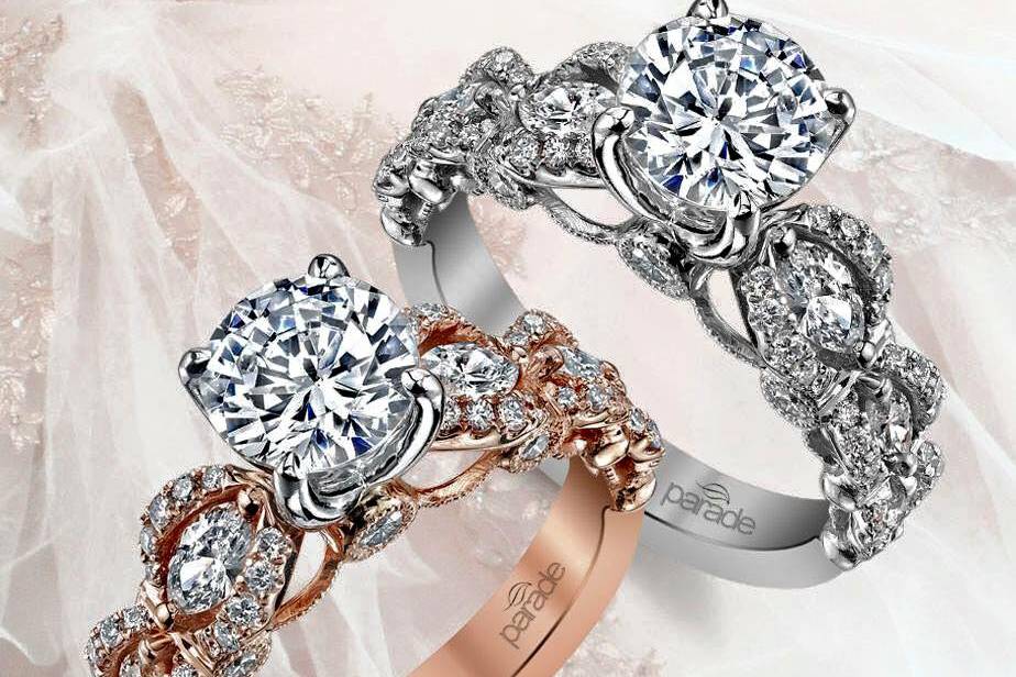 Edmonton, Alberta wedding ring, Verragio of New York