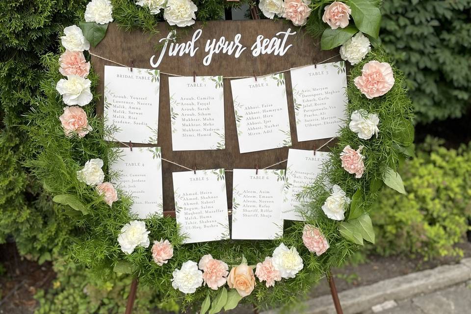 Pretty in yellow altar flowers