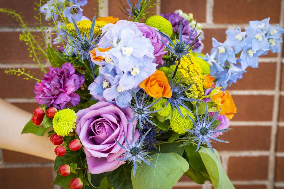 Colorful wildflowers