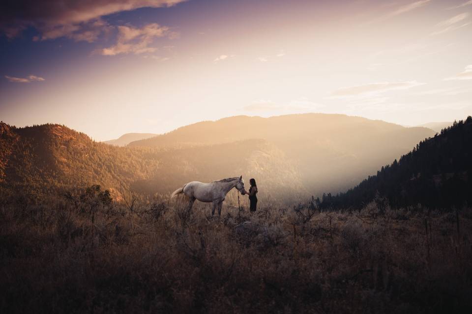 A Girl and her Horse