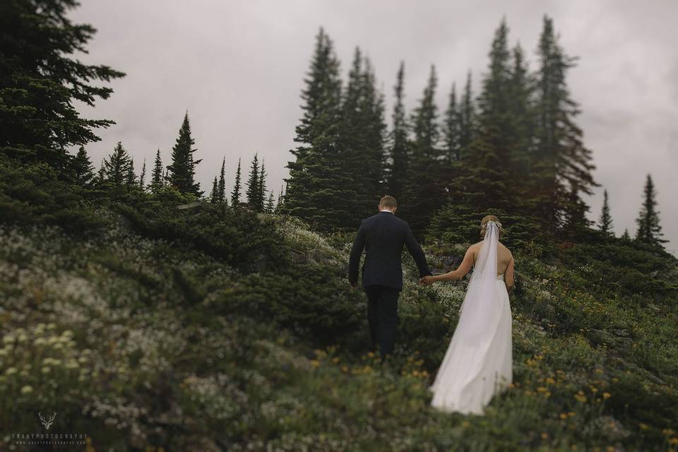 A mountain wedding up on Silve