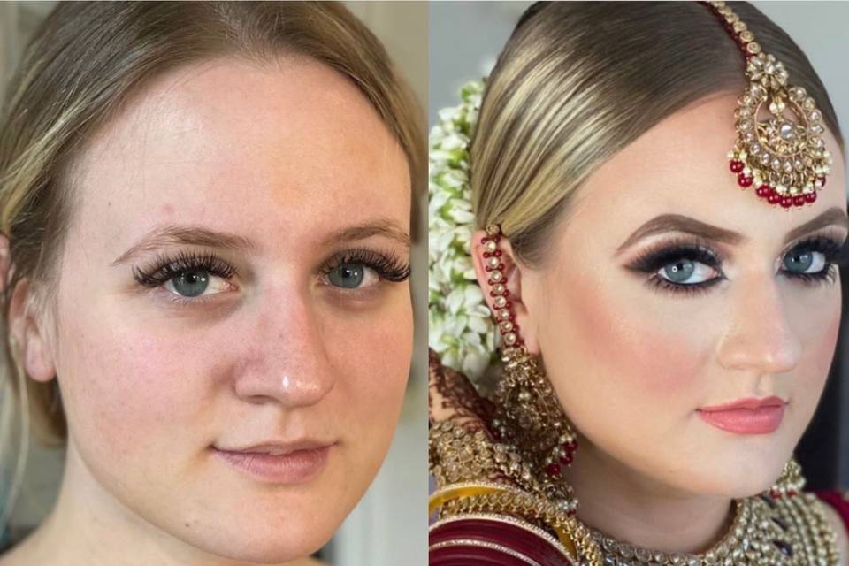 Wedding before & after