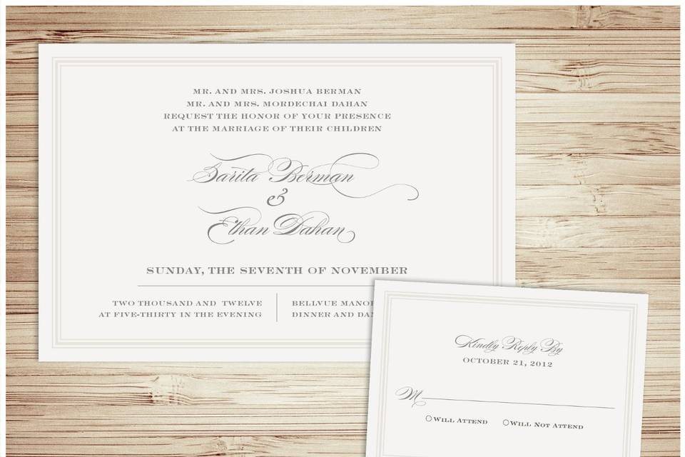 Le Papier Invitations