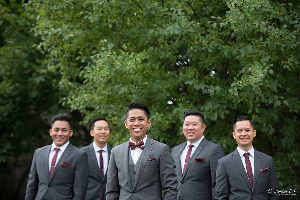 Groom with Groomsmen