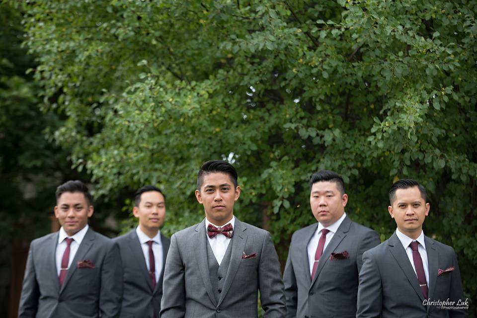 Groom with Groomsmen