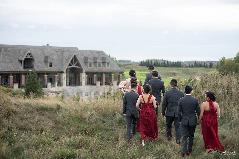 Bride with Bridesmaids