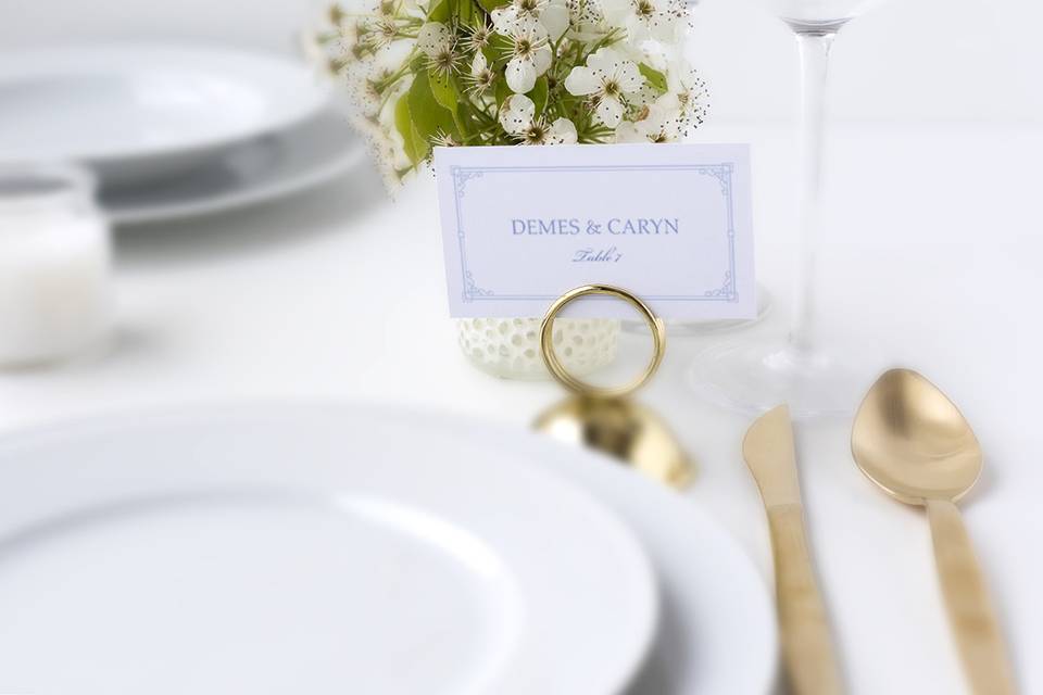 Fancy Border Place Card